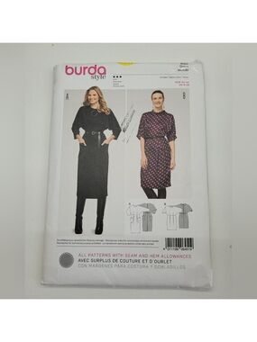 ✨4/$20✨ Burda 6451 Dress Sewing Pattern Uncut Size 8-18 DIY Supplies